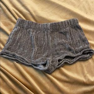 Urban Outfitters Taupe Sweater Pajama Shorts